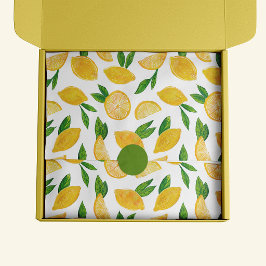 Zitrus Lemon Fruchtmuster Tissue Seidenpapier