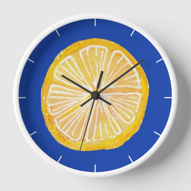 Zitrus Limone Uhr (Vorderseite)