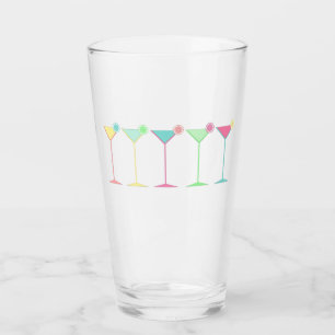 Zitrus Martini Cocktailparty Konfetti Bunt Glas