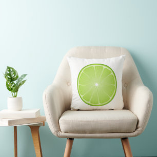 Zitrus-Sommer-Lime Kissen
