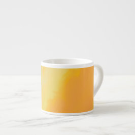 Zitrus Sonnenorange Wasserfarbe  Espressotasse