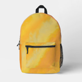 Zitrus Sonnige Orange Wasserfarbe Bedruckter Rucksack