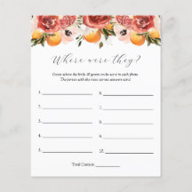 Zitrus und Grüne, wo sie spielten