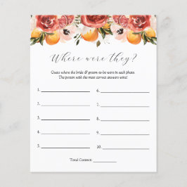 Zitrus und Grüne, wo sie spielten