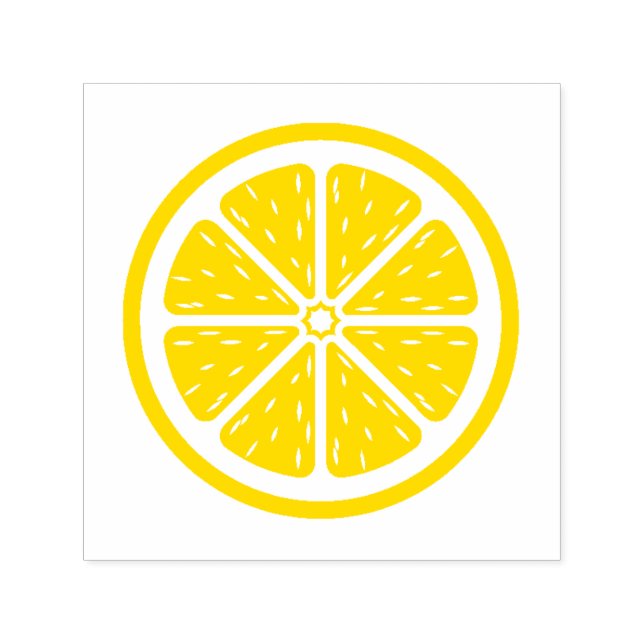 Zitrus, Zitrone, Orange, Frucht  Permastempel (Design)