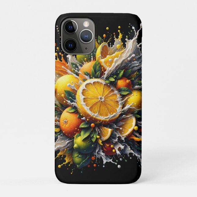 Zitrusexplosion Case-Mate iPhone Hülle (Rückseite)