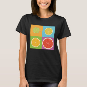 Zitrusfrucht aus Limonem Orangenfrucht T-Shirt