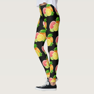 Zitrusfrucht-Entwurfs-Muster Leggings