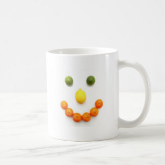 Zitrusfrucht-Lächeln Kaffeetasse