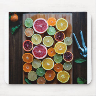 Zitrusfrucht Mousepad