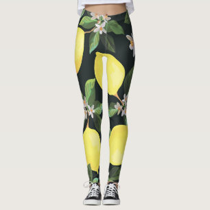 Zitrusfrucht: Nahtloses Musterdesign Leggings
