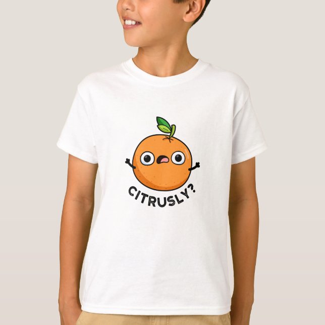 Zitrusfrucht seriös Orangenpuppe T-Shirt (Vorderseite)