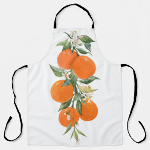 Zitrusfrüchte aus Aquarellon Schürze