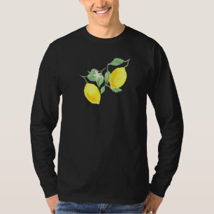 Zitrusfrüchte aus Zitronenfrüchten mit grünen Blät T-Shirt