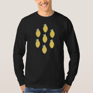 Zitrusfrüchte aus Zitronenfrüchten mit symmetrisch T-Shirt