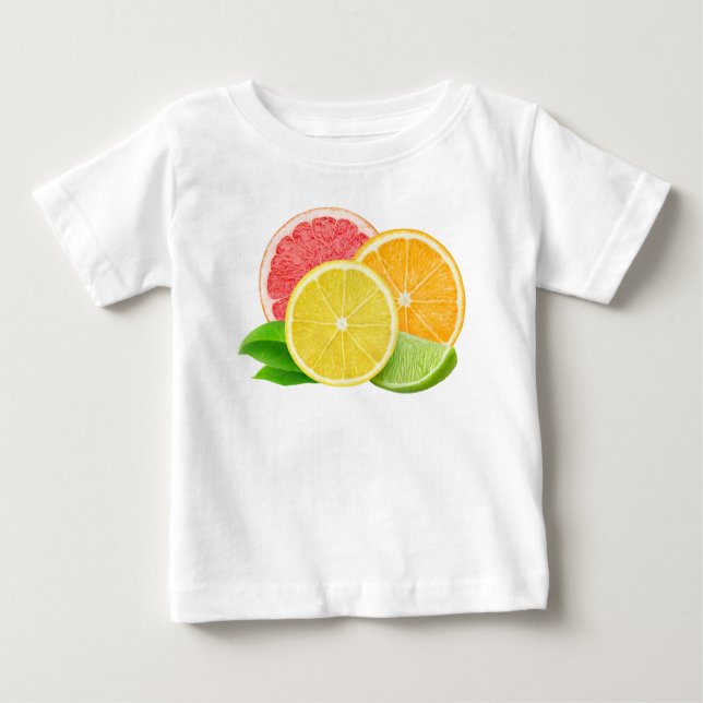 Zitrusfrüchte Baby T-shirt (Vorderseite)