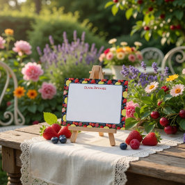 Zitrusfrüchte & Beeren Notizkarte nach Maß Mitteilungskarte