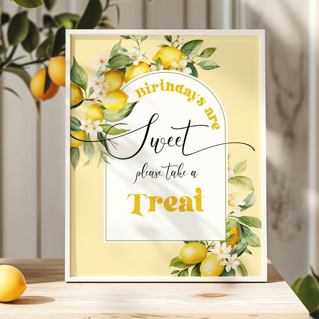 Zitrusfrüchte Birthdays sind süß und nehmen Sie di Poster (Von Creator hochgeladen)