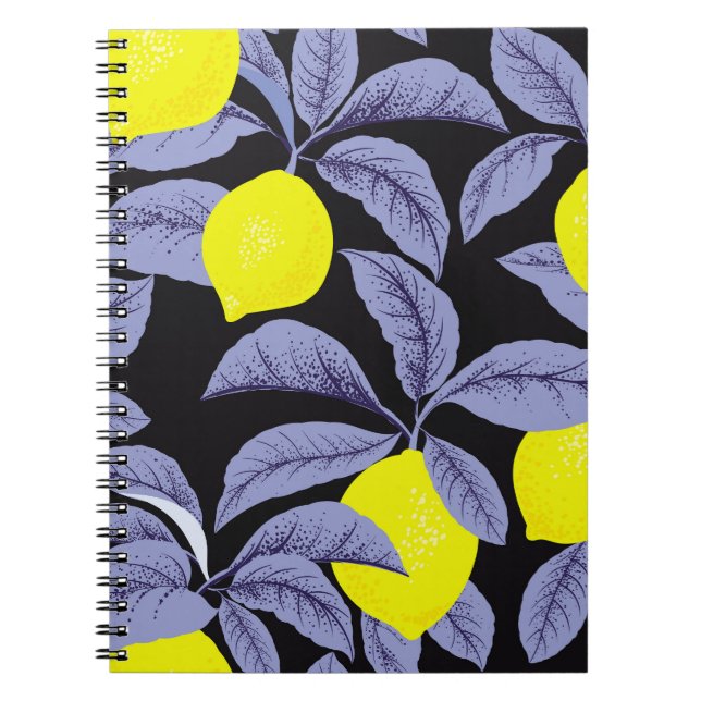 Zitrusfrüchte, botanisches Vintages Design. Notizblock (Vorderseite)