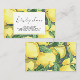 Zitrusfrüchte - Dusche anzeigen Begleitkarte