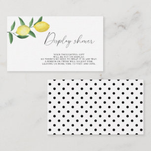 Zitrusfrüchte - Dusche anzeigen Begleitkarte