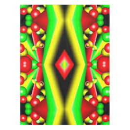 Zitrusfrüchte Gelbe Blasen und Streifen Abstrakt A Tischdecke