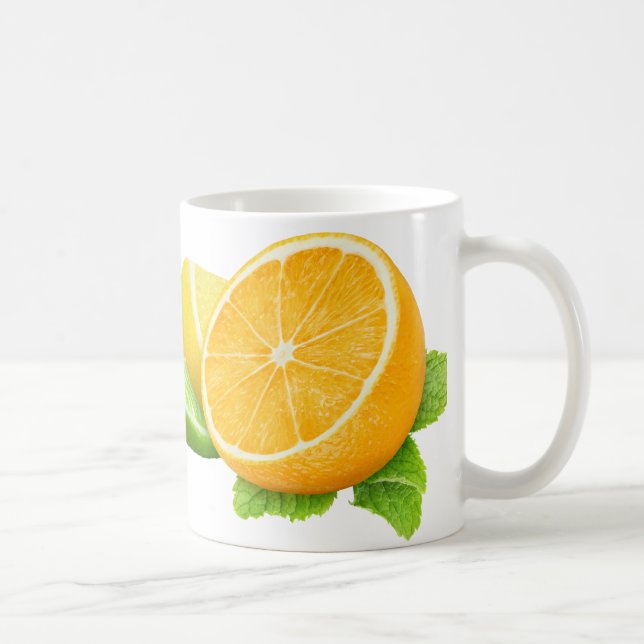 Zitrusfrüchte Kaffeetasse (Rechts)