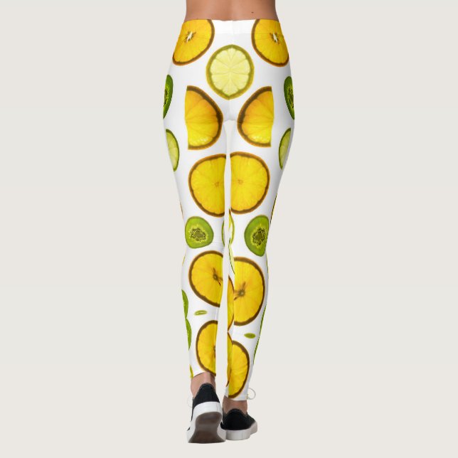 Zitrusfrüchte Leggings (Rückseite)
