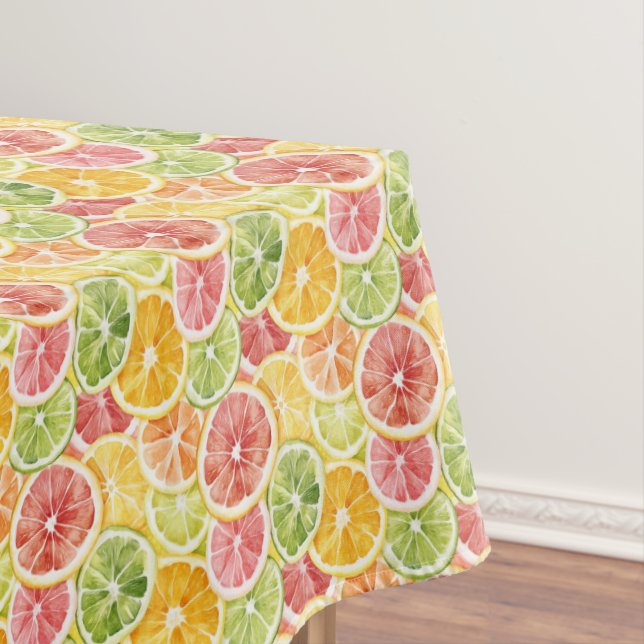 Zitrusfrüchte Limette Zitrone Orange Grapefruit Tischdecke (Beispiel)