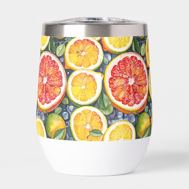 Zitrusfrüchte, Limonen und Zitronenfrüchte (Vorderseite)