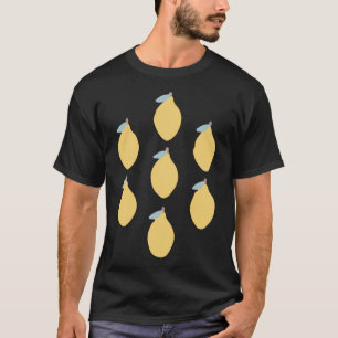 Zitrusfrüchte mit symmetrischem Muster T-Shirt