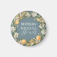 Zitrusfrüchte, Orange + Blüten Brautparty Party De