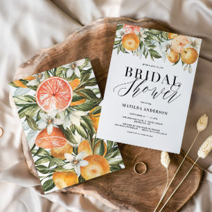 Zitrusfrüchte, Orangen, Blüten Brautparty Party