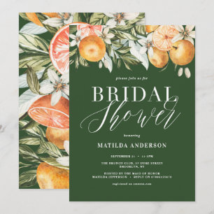 Zitrusfrüchte, Orangen, Blüten Brautparty Party