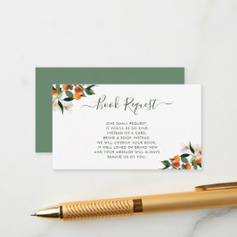 Zitrusfrüchte Orangen kleine Süsse Buchanforderung Begleitkarte