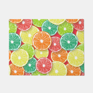 Zitrusfrüchte-Scheiben Pop Art 2 Fußmatte
