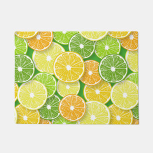 Zitrusfrüchte-Scheiben Pop Art 3 Fußmatte