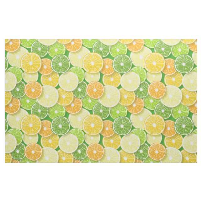 Zitrusfrüchte-Scheiben Pop Art 3 Stoff (Fat Quarter (45,7 x 55,9 cm))