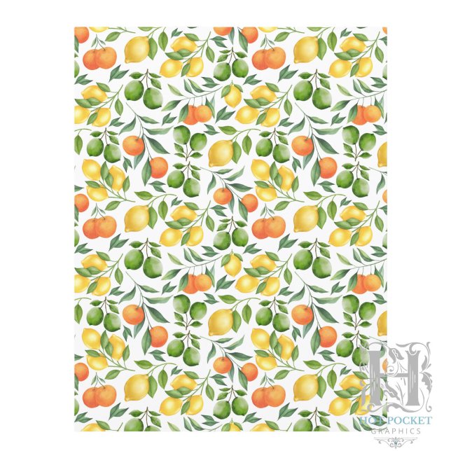 Zitrusfrüchte Scrapbook Papier (Von Creator hochgeladen)