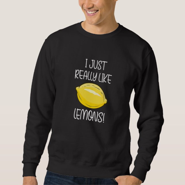 Zitrusfrüchte Sommer Limonade Vitamine Sweatshirt (Vorderseite)