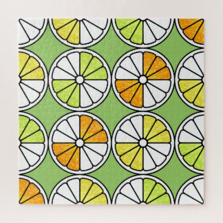 Zitrusfrüchte, Sommer nahtlos. Puzzle