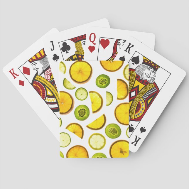 Zitrusfrüchte Spielkarten (Rückseite)
