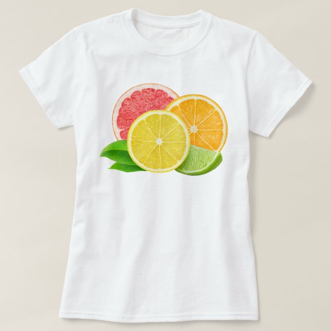 Zitrusfrüchte T-Shirt (Design vorne)