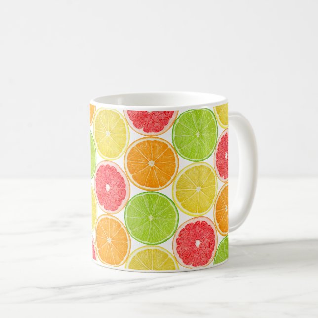 Zitrusfrüchte Tasse (VorderseiteRechts)