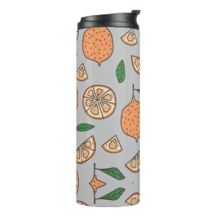 Zitrusfrüchte Thermosbecher