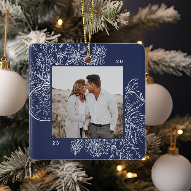 Zitrusfrüchte und Gewürze | Elegantes Foto Keramikornament (Von Creator hochgeladen)