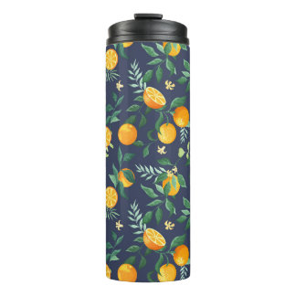 Zitrusfusion: Orangen mit tropischem Flair Thermosbecher