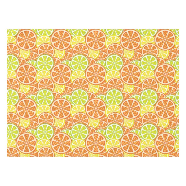 Zitrusmuster 2 tischdecke (Vorderseite (Horizontal))