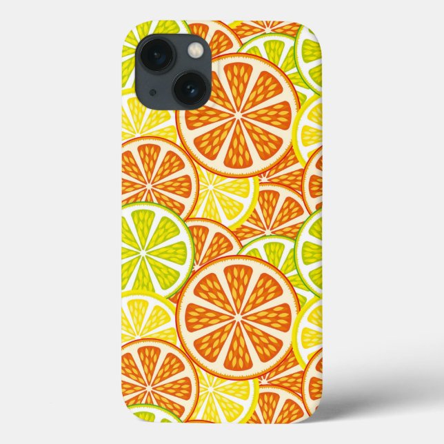 Zitrusmuster Case-Mate iPhone Hülle (Rückseite)