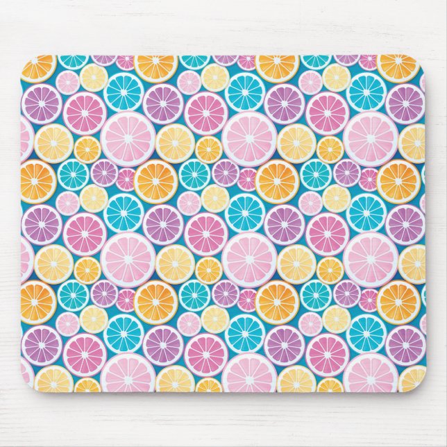 Zitrusmuster Mousepad (Vorne)